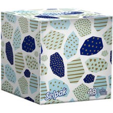 1 Adet Selpak Butik Kutu Mendil 48'li