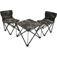 1 Adet Proforce Kamp Masası Takımı 3'lü Set