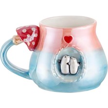 Istanbul Porselen Kupa 400 ml Mavi