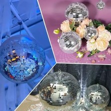 1 Metre Uzunluğunda Aynalı Mozaik Taşlı Dekor Bandı 4 cm x 1 mt (Gümüş)