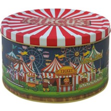 3 Adet Gampaş Yuvarlak Kutu