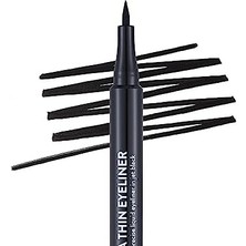 Ultra Thin Keçe Uçlu Mat Kalem Eyeliner 001 Black