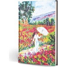 Creamona Toscana Dokulu Mini Defter Çizgili (Kadın)