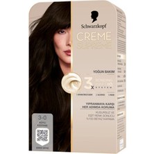 Schwarzkopf 6 Adet Creme Supreme 3-0 Koyu Kestane Saç Boyası 182 ml