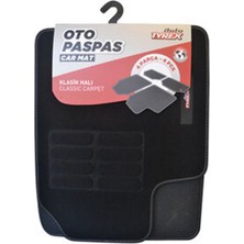 2 Adet Auto Tyrex Universal Halı Paspas Klasik