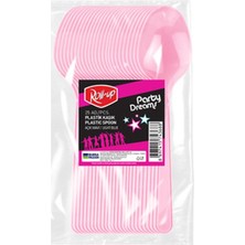 4 Adet Roll-Up Party Dreams Kaşık Pembe 25'li