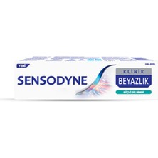 6 Adet Sensodyne Klinik Beyazlık Güçlü Diş Minesi Diş Macunu 75ML