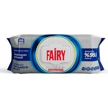 1 Adet Fairy Yüzey Temizleme Havlusu Platinum 100'LÜ