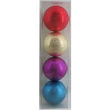 2 Adet Snow Angels 4'lü Plastik Yılbaşı Ağaç Süsü 10 cm