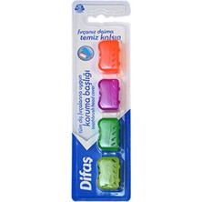 6 Adet Difaş Diş Fırçası Koruma Başlığı