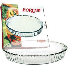6 Adet Paşabahçe Yuvarlak Tepsi Borcam 32 cm