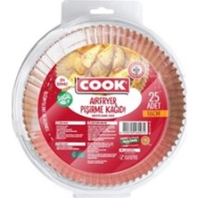 2 Adet Cook Air Fryer Pişirme Kağıdı 25'li