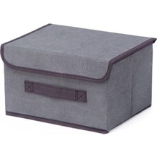 Kapaklı Saklama Kutuları, Büyük Boy Katlanabilir Kumaş Depolama Kutusu, Toz ve Nem Geçirmez, Aile Yatak Odası Için Pratik Çözüm, Çok Amaçlı Organizasyon Kutusu
