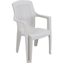 1 Adet Della Padişah Koltuk Beyaz