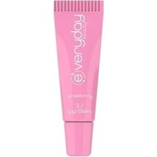 Everyday Beauty Çilek Aromalı 3'ü 1 Arada Dudak Bakım Kremi Lip Balm 10 ml