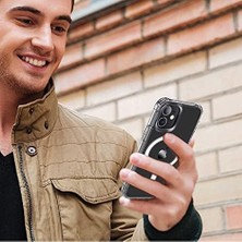 15 Plus Için Özellikli Çok Şık Şeffaf Kılıf Kablosuz Şarj Özellikli