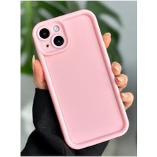 13 ve 14 Uyumlu Darbe Önleyici Mat Lansman Silikon Kılıf - Pembe