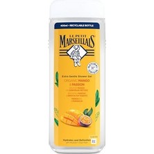 , Lpm Organik Mango ve Çarkıfelek Meyvesi 400ML Duş Jeli, Beyaz ve Sarı