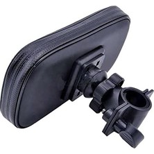 Juo Bisiklet Motosiklet Telefon Tutucu Suya Dayanıklı Large Gidon Bağlantılı