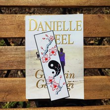 Tia Craft Yin Yang ve Kiraz Çiçeği Motifli 3D Kitap Ayracı Dekoratif Hediyelik