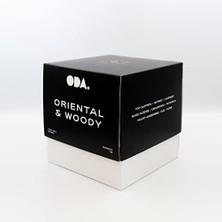 No: 5 Mermer Mum Oryantal ve Odunsu Kokulu Tasarım Dekoratif Mermer Soya Mumu - 220GR (Beyaz)