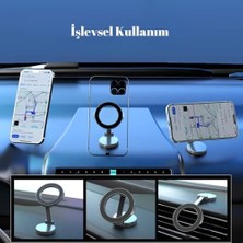 Araç Içi Telefon Tutucu, Mıknatıslı Araç Telefon Tutucu, Uyumlu Araba Telefon Tutucu, 360 Derece Dönebilen Esnek Yapı, Evrensel Uyum