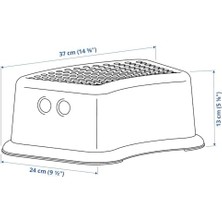 Çocuk Taburesi Foersiktig, Beyaz/yeşil (Model 2013) Pack Of 1 Beyaz