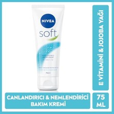 Soft Nemlendirici Bakım Kremi 75ML, Jojoba Yağı, E Vitamini, Yüz Vücut El, Yumuşak Cilt, X3 Adet,avantajlı Set