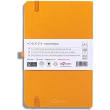 Tarihsiz Klasik Defter Rec 13X21 Çizgili Turuncu