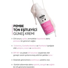 SPF50+ Pink Tone Up Ton Eşitleyici Pembe Yüz Güneş Kremi