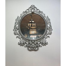 Gümüş Varaklı Dekoratif Duvar Çerçevesi