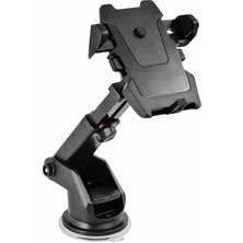 Araç Için Telefon Tutucu, 360 Derece Dönebilen, Tüm Telefonlara Uyumludur, Suv, Tır, Kamyonet, Pick Up, Panelvan Için Uzun Teleskopik Tutucu