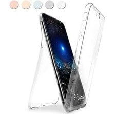 x 360 Uyumlu Kılıf Silikon Şeffaf Ön Arka Kmp