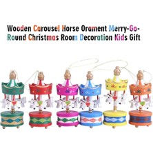 6’lı Ahşap Mini Süs Seti – Asılabilir Ağacı ve Masa Dekoru, Renkli El Boyama Tasarım, Ev, Parti ve Hediye Için Dekoratif Aksesuar