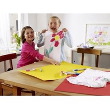 17 Funtastıcs Textıle Fun Çocuklar Için Tekstil Kalemi - Sarı, Kahverengi, Mavi, Kırmızı, Yeşil - 5'li Kalem Seti - 2-3 mm Yuvarlak Uç