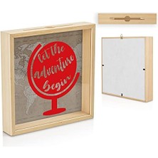 Başlasın Tasarımlı Ahşap Kumbara