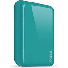 2BB156TZ Recharger Taşınabilir Şarj Aleti / Powerbank, 10.000 Mah, Turkuaz
