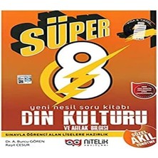 Nitelik 8.sınıf Süper Din Kültürü ve Ahlak Bilgisi Soru Yeni Nesil ( B )