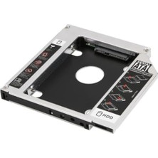 1747 12,7 mm 2,5 Inç SSD HDD Sabit Disk Için Sürücü Sata 3 (Dizüstü Bilgisayar) Sabit Sürücü Çerçevesi SSD Veya Sata Diskinizi Harddisk Yuvasına Takıp, Bu Cihaz Da Dvd/cd Okuyucusuna Takılır