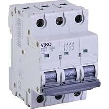 6VTB-3C20 Otomatik Sigorta 6ka C Tipi 3 Kutup 20A