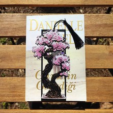 Tia Craft Bonsai Ağacı Motifli 3D Kitap Ayracı Pembe Püsküllü Dekoratif Hediyelik