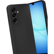 Galaxy A17 5g ile Uyumlu Kılıf Deri Görünümlü Thermax Silikon Kılıf Kamera Korumalı Kompakt Tasarım Galaxy A17 5g Için Deri Görünüm Kapak (Siyah, Galaxy A17 5g)