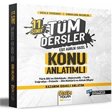 2022 11. Sınıf Eşit Ağırlık - Sözel Tüm Dersler Konu Anlatımı