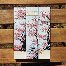 Tia Craft Sakura Kiraz Çiçeği Motifli 3lü 3D Kitap Ayracı Seti Dekoratif Hediyelik
