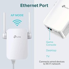 TL-WA855RE, N300 Mbps Wi-Fi Menzil Genişletici, 2 Harici Anten ve 1 Ethernet Bağlantı Noktalı Wi-Fi Güçlendirici/hotspot, Access Point Modu, Tüm Wi-Fi Yönlendiriciler ile Çalışır