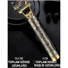 Dragon Profesyonel Saç Sakal Ense Çizim Tüm Vücut Tüyü Lazer Öncesi Tıraş Makinesi