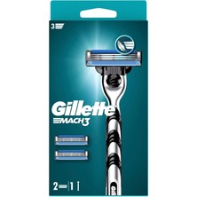Mach3 Tıraş Makinesi + 2 Adet Yedek Tıraş Bıçağı
