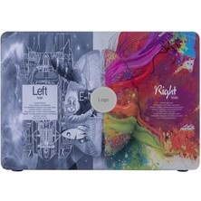 Pro Kılıf Sert Kapak Koruyucu 13 Inç M1-M2 A1706-08 A1989 A2159 A2251 A2289 A2338 ile Uyumlu Lazer Baskı Gri