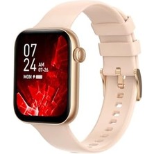 Hiwatch Neo Amoled Ekran ve Ios Uyumlu Sesli Görüşme Özellikli Akıllı Saat Pembe