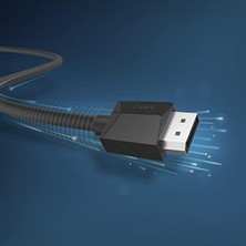 Displayport Kablosu, Dp 1.2, Ultra Hd 4k, 1.5 M